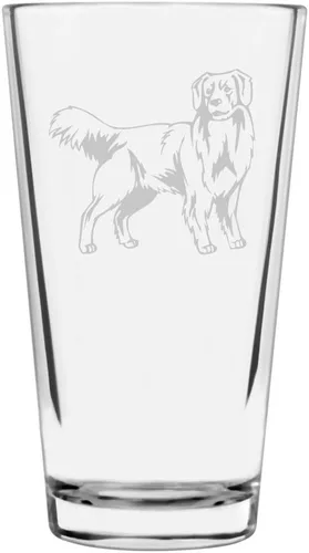 Vista 316 de Podenco Canario - Vaso de pinta de 16 onzas con temática de perro personalizado