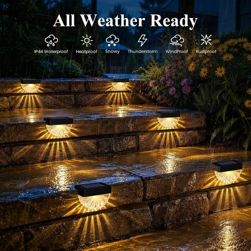 Vista 5 de SOLPEX Luces solares para cubierta al aire libre (paquete de 12), LED