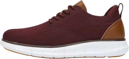 Vista 7 de SVNKE Zapatos de vestir de malla para hombre, zapatos casuales de negocios, con cordones, zapatos Oxford ligeros, transpirables, cómodos, suela