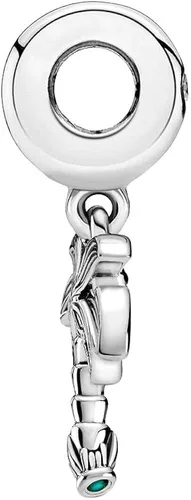 Vista 3 de Bellestory Palmera & Cocos colgante colgante plata de ley con cuentas de cristal verde para mujer