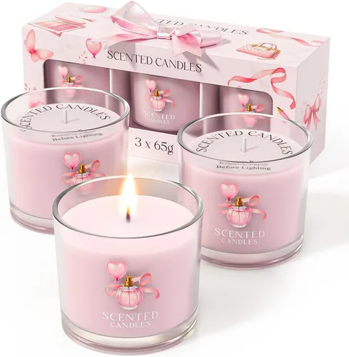 Vista 39 de CHILLFLAME Velas perfumadas de regalo para mujer, juego de regalo de velas para ella, 6 velas votivas perfumadas, regalos de cumpleaños