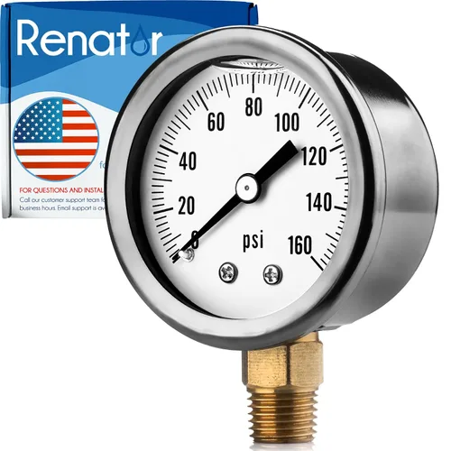 Vista 2 de Renator Manómetro de presión de agua Paquete de 30 al por mayor