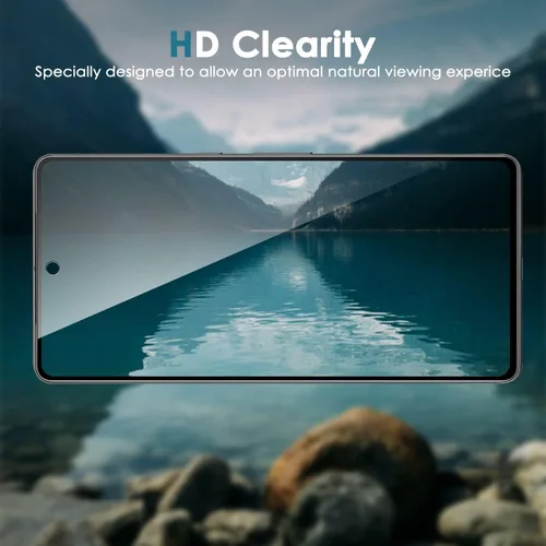 Vista 5 de YWXTW [Paquete de 2] Protector de pantalla de privacidad para Google Pixel 7 Pro, película de vidrio templado antiespía de dureza 9H, HD