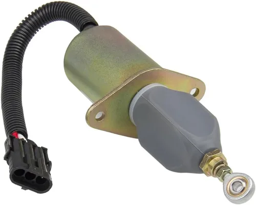 Vista 6 de Reemplazo de solenoide de apagado de combustible 12V solamente 3" para motor diésel Cummins de 5.9L u 8.3L 3935649