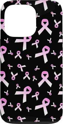 Vista 10 de Pink Ribbon Pattern Mestastatic Breast Cancer Awareness Case for iPhone 17