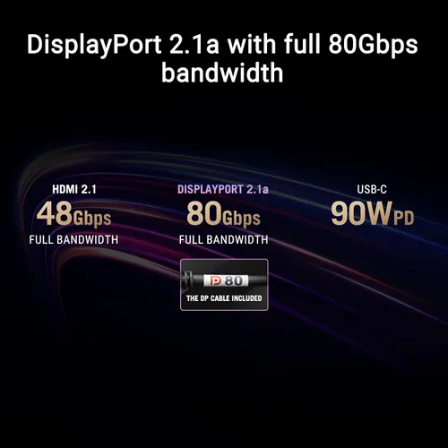 Vista 5 de ASUS ROG PG32UCDM3 32 pulgadas 4K 240Hz Tándem OLED Monitor