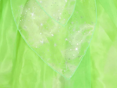 Vista 5 de AmzBarley Disfraz de hada para niñas disfraz de princesa fiesta de cumpleaños Halloween cosplay vestido con ala