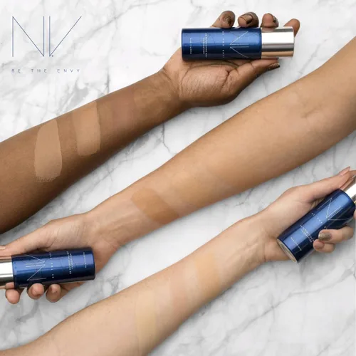 Vista 7 de NV BB Perfecting Mist Foundation - Maquillaje profesional con aerógrafo con polipéptidos de células madre a base de plantas, vitaminas A, D, E