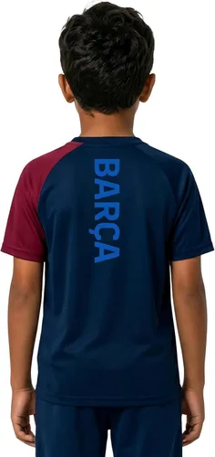 Vista 2 de Icon Sports Camiseta con licencia oficial del FC Barcelona para el Día del Juego, unisex para niños