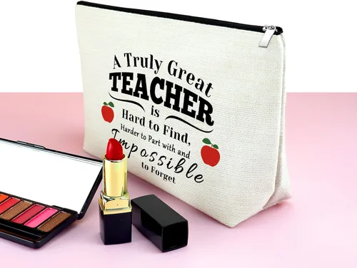 Vista 3 de Mxrymvu Bolsas de maquillaje de regalo para profesoras, 0142_NO4