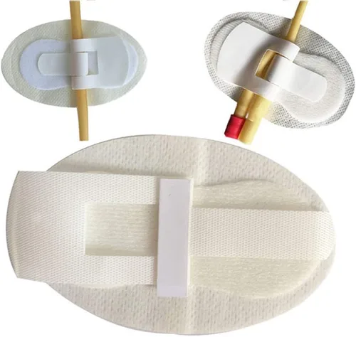 Vista 2 de Lifevv 5 soportes para catéter para piernas, dispositivo de fijación de tubo de superficie con catéter antideslizante, correa de pierna