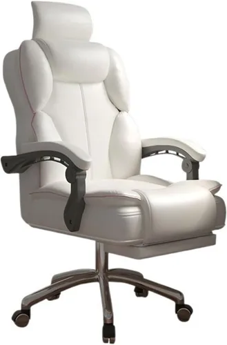 Vista 4 de Ergonomic Office Chair Home Comfort Gaming Chair High Back Sedentary Lift Armchair Bedroom Swivel Chair Sofa Seat Office Chair Desk Chair(Black)