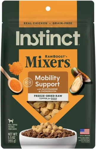 Vista 25 de Instinct Raw Boost Mixers, Topper de comida para perro liofilizada, receta sin granos - Carne natural 100%, bolsa de 6 oz