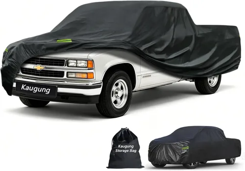 Vista 15 de Kaugung - Cubierta impermeable para camioneta, 7 capas resistentes, ajuste completo para Mitsubishi Raider 2006-2010, para todo clima, protección