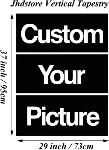 Vista 3 de Jhdstore Tapiz personalizado para colgar en la pared, pancartas y letreros para colgar en la pared, personaliza tapices de pared para dormitorio, 29