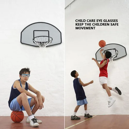 Vista 8 de Gafas deportivas de baloncesto con correa elástica para niños, gafas de fútbol