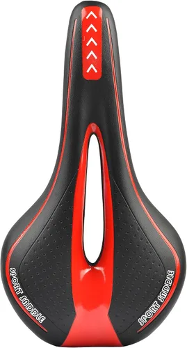 Vista 12 de Asiento de bicicleta cómodo para hombres y mujeres, ajuste universal para bicicletas de carretera/montaña, impermeable, suave, asiento de ciclismo