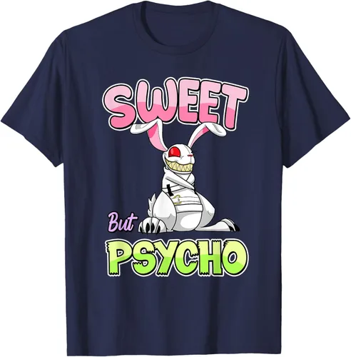 Vista 46 de Sweet But Psycho Shirt Bunny Creepy Gothic Rabbit Funny T-Shirt