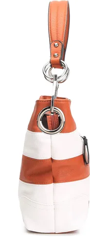 Vista 34 de MKF Collection Mia K - Bolso Hobo para mujer, de piel vegana, bolso de hombro holgado, bolso con asa superior
