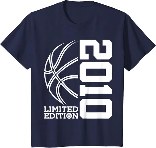 Vista 56 de Camiseta de baloncesto de 13 cumpleaños edición limitada 2010, Negro