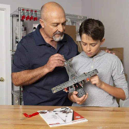 Vista 7 de MECCANO, Super Construction - Juego de construcción motorizado 25 en 1, juguete educativo STEAM, 638 piezas, para edades de 10 años en adelante