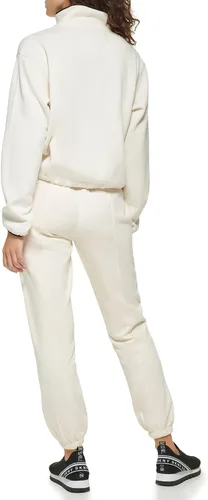 Vista 2 de DKNY Womens Sport Half Zip Sweater Fleece Jacket