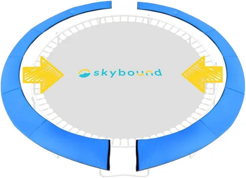 Vista 9 de SkyBound Almohadilla de seguridad universal de repuesto para trampolín, cubierta de resorte para marcos de 8, 10, 12, 14 y 15 pies, cómoda, duradera