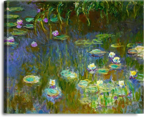 Vista 265 de A&T ARTWORK Antibes Seen from The Salis Gardens de Claude Monet Las Obras de Arte Clásico Mundial Reproducciones, Impresiones de Arte en Lienzo