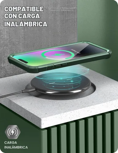 Vista 7 de i-Blason Ares Series - Funda diseñada para iPhone 14 de 6.1 pulgadas (2022)/iPhone 13 de 6.1 pulgadas (2021), funda transparente resistente de doble