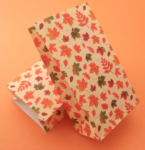 Vista 6 de Bolsas de regalo, diseño de patrón de 24 unidades impresas en bolsas de regalo de papel kraft, bolsas de regalo y suministros de fiesta para fiestas