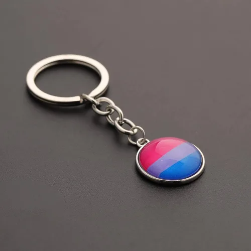 Vista 5 de CHOORO Gay Pride Gift LGBT Llavero Rainbow Pride Llavero LGBT Joyería Bisexual Regalo Orgullo Transgénero Regalo