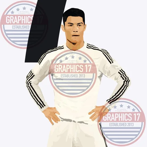 Vista 3 de Arte Cristiano Ronaldo Real Madrid