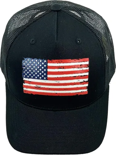 Vista 115 de KBETHOS Tactical Operator Collection USA Fishing Mesh Ballcap Flag Patch America Outdoors Trucker Baseball Cap