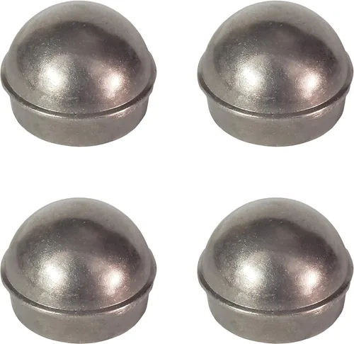 Vista 7 de 1 7/8 "Aluminio Chain Link Fence Round Style Main Post Cap - Powder Coated Black