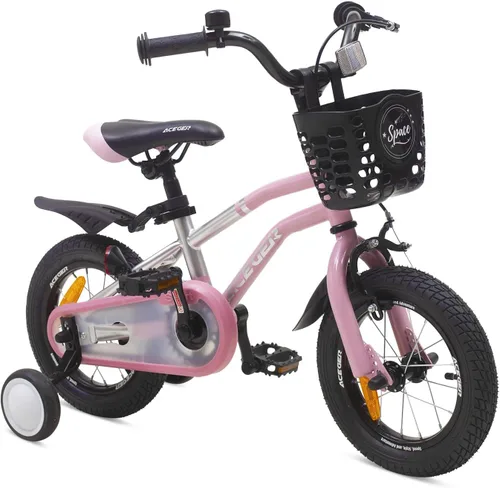 Vista 11 de ACEGER Bicicleta para niños de 2 a 10 años, estilo BMX, para niños y niñas de 2 a 10 años, bicicleta para niños de 12, 14 y 16 pulgadas, con ruedas