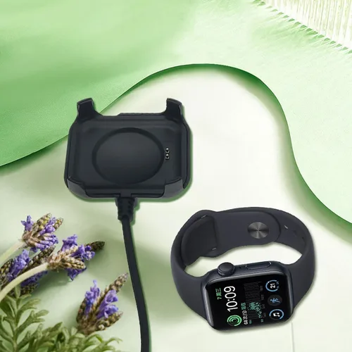 Vista 2 de Soporte para estación de carga, adaptador de corriente, soporte de plataforma de carga rápida, reloj inteligente, adecuado para dispositivo portátil