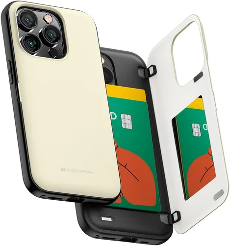 Vista 68 de GOOSPERY Parachoques magnético para puerta compatible con iPhone 15, funda con tarjetero, cartera con cierre magnético automático, protector de Azul