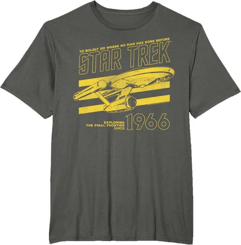 Vista 6 de Star Trek: The Original Series Enterprise '66 Collegiate Camiseta Negro
