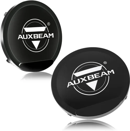 Vista 6 de Auxbeam Kit combinado de luces de conducción redondas de 7 pulgadas con cubiertas negras, 240 W, 24000 lúmenes, luces LED impermeables para todo