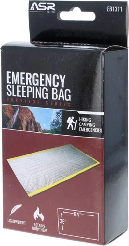 Vista 8 de Manta para dormir Emergency Survival Mylar - Paquete de 2