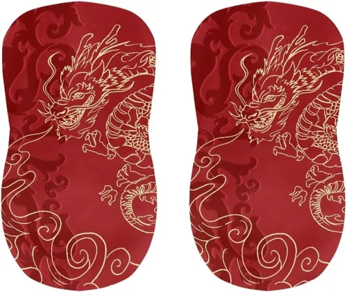 Vista 116 de American Eagle - Juego de 2 fundas para taburetes de bar para sillas de comedor, impermeables, antideslizantes, tamaño universal