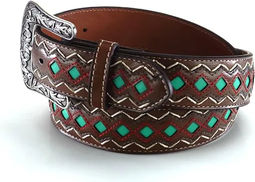 Vista 3 de Ariat Women 's Western cinturón de diamante