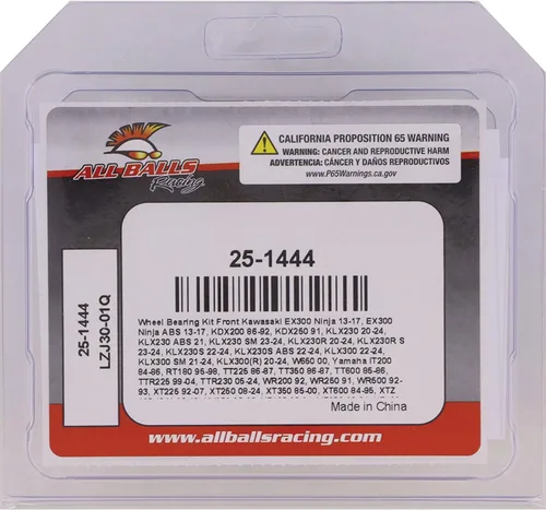 Vista 8 de All Balls Racing 25-1444 Kit de rodamientos de rueda compatible con/reemplazo para Kawasaki Yamaha