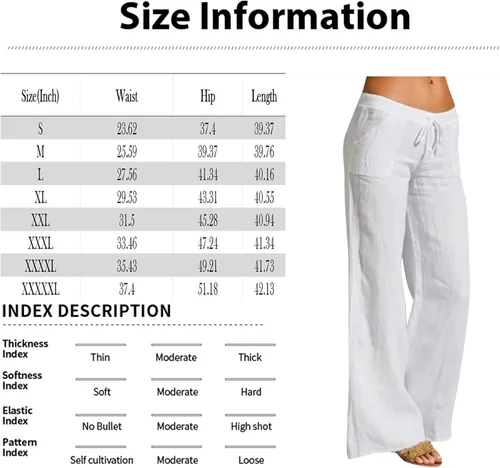 Vista 3 de Pantalones de yoga de cintura alta, color sólido, pantalones casuales de verano, pantalones de yoga para exteriores, básicos, ligeros, acampanados