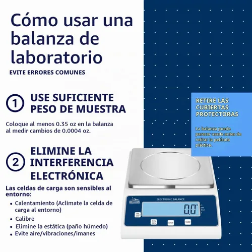 Vista 7 de Seattle Alki Scientific Lab Scale USA Company Balanza de laboratorio digital con célula de carga profesional y calibración exhaustiva - Escala