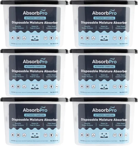 Vista 9 de Absorb Pro - Bolsa de suspensión que absorbe la humedad sin fragancia - Paquete de 3 - Paquetes de deshumidificación colgante de 16 onzas