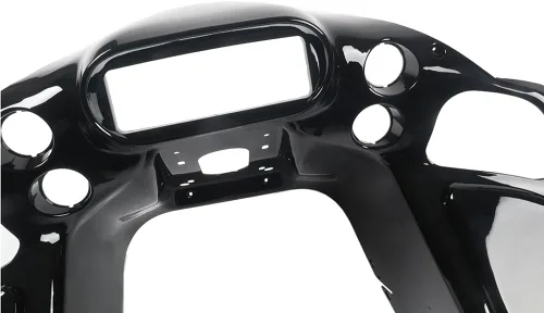 Vista 5 de Carenado interior de plástico ABS de inyección negro brillante compatible con Harley Touring Road Glide FLTR 1998-2013