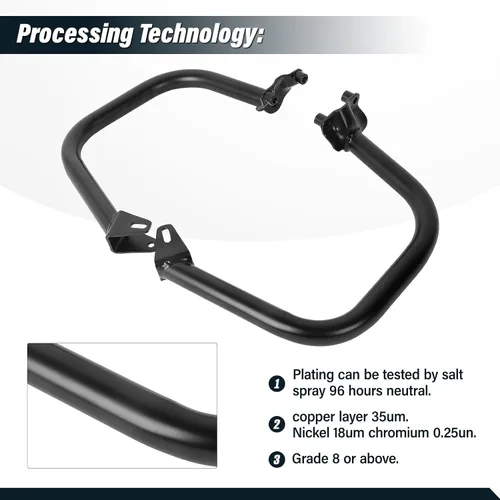 Vista 6 de TCT-MOTORPARTS Protector de motor para barra de choque de carretera para Harley Street 500 XG500 750 XG750 2015-2020; Street Rod XG750A 2017-2020