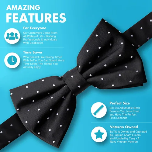 Vista 3 de GoTie Men Dotted BowtieDotted Bowtie