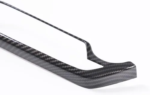 Vista 7 de Marco de botón de modo de volumen de control central de automóvil ABS para Chevrolet Corvette C7 2014-2019 Aire acondicionado Panel cubierta